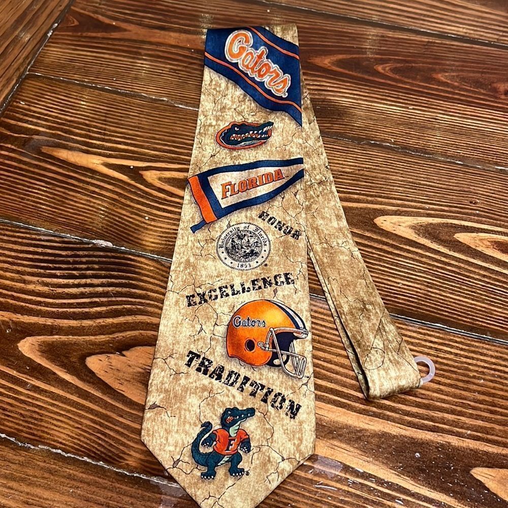 Florida Gator Football Eagle Neckwear Mens Tie
